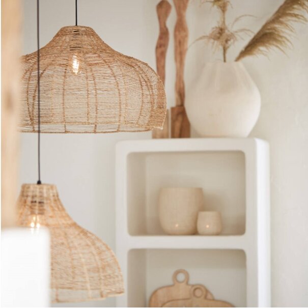 Light en Living Kap Ø60x34 cm TONODA jute naturel (excl pendel)