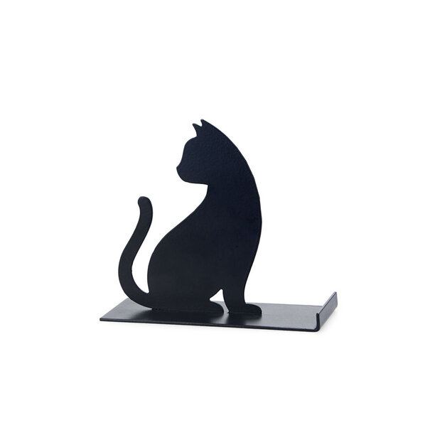 Balvi Telefoonhouder Feline zwart metaal