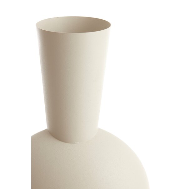 Light en Living Vaas deco 37,5x22x81 cm KAVANDU crème