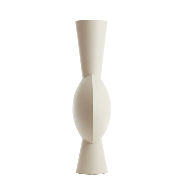 Light en Living Vaas 47x26x100 cm KAVANDU  crème