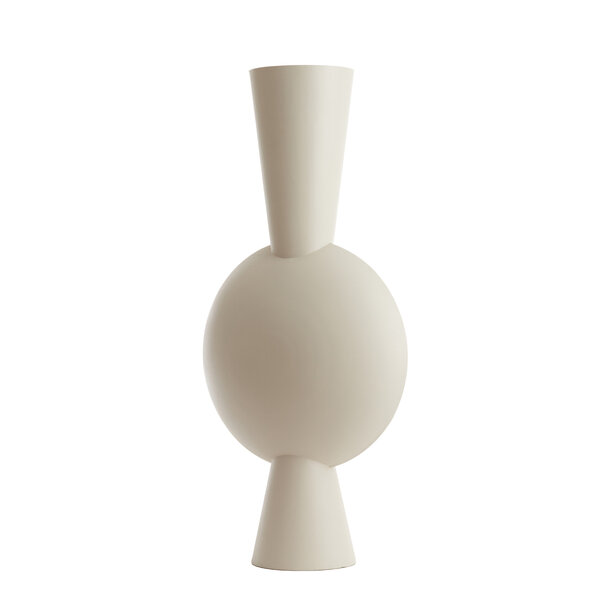 Light en Living Vaas 47x26x100 cm KAVANDU  crème