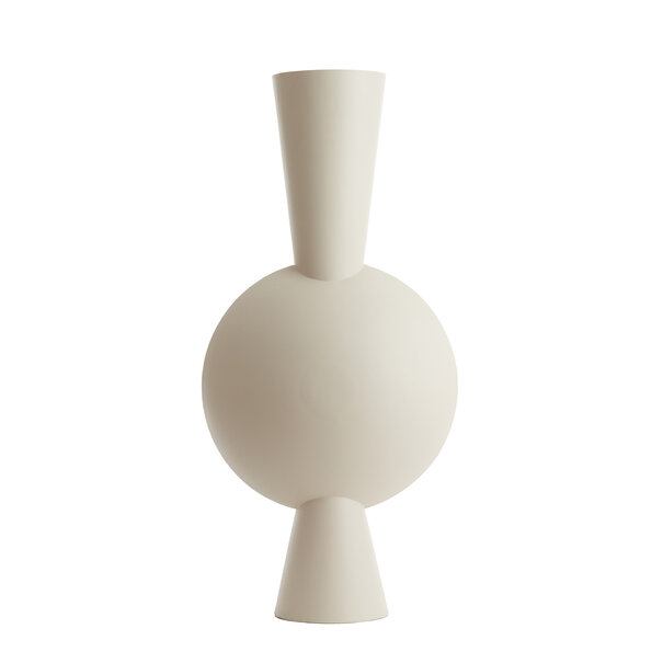 Light en Living Vaas 47x26x100 cm KAVANDU  crème