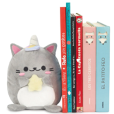 Boekensteun Kawaii Starry grijs