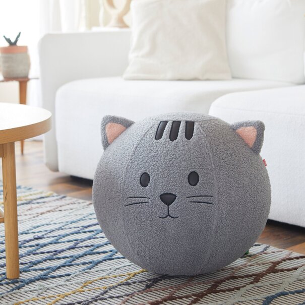 Balvi Poef Kitty grijs polyester