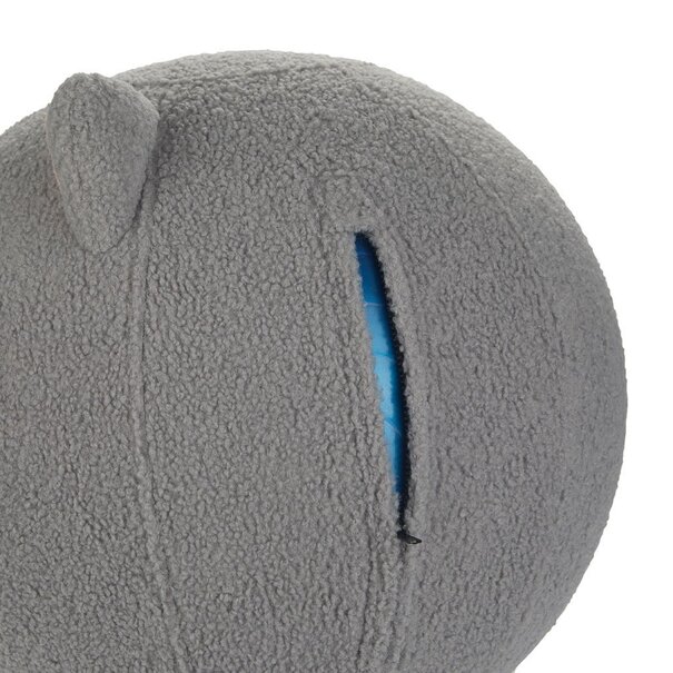 Balvi Poef Kitty grijs polyester