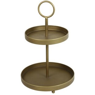 Etagere Bonamy S goud rond