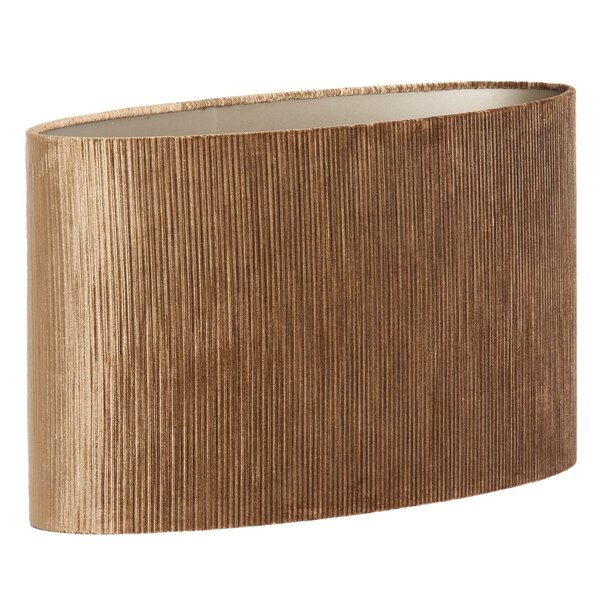 Light en Living Kap ovaal recht smal 45-21-32 cm FLAIR  koper