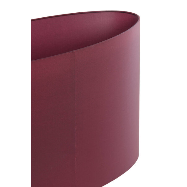 Light en Living Lampenkap ovaal recht 38x17,5x28 cm IMANI bordeaux