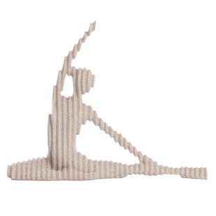 Ornament 30x6x24 cm ZENNE taupe