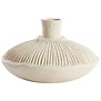 Vaas deco Ø19x11 cm NEIRA crème