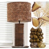 Vaas NATALIA keramiek geel-bruin - 2 afmetingen