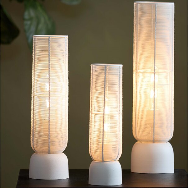 Light en Living Tafellamp Lezuza creme - 2 maten