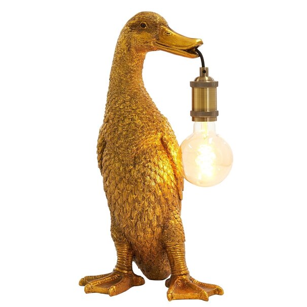 Light en Living Tafellamp 32x31x65 cm DUCK antiek brons