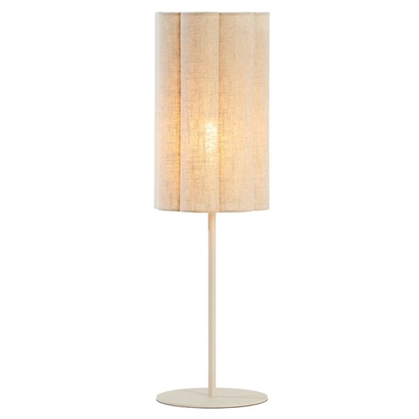 Light en Living Tafellamp Ø20x70 cm FRINGE naturel+crème