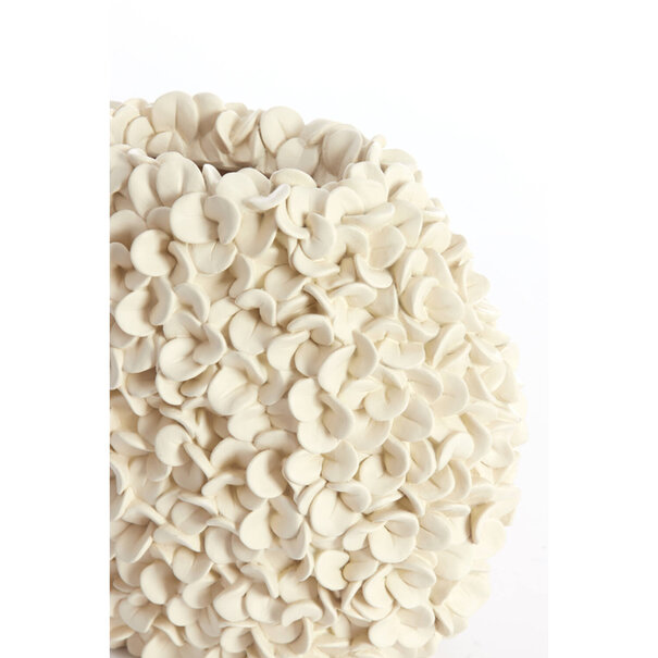 Light en Living Vaas 44x20,5x38,5 cm PHYLIA crème