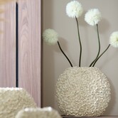 Vaas 52x23x46,5 cm PHYLIA crème