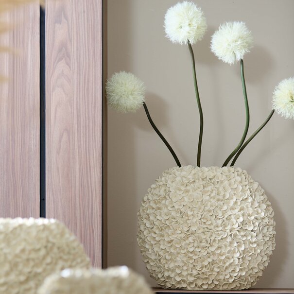 Light en Living Vaas 52x23x46,5 cm PHYLIA crème