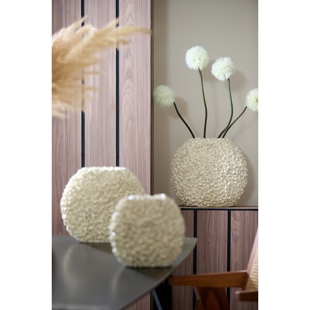 Light en Living Vaas 52x23x46,5 cm PHYLIA crème