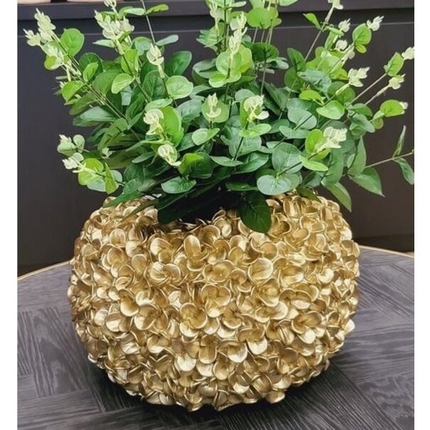 Light en Living Vaas deco Ø38x23 cm PHYLIA goud