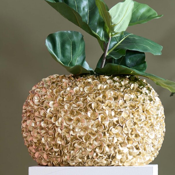 Light en Living Vaas deco Ø47,5x30 cm PHYLIA goud