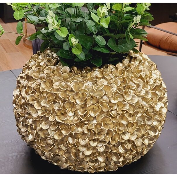 Light en Living Vaas deco Ø47,5x30 cm PHYLIA goud