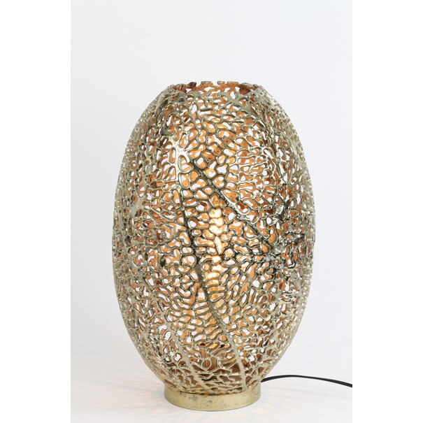 Light en Living Tafellamp SINULA goud -  2 maten