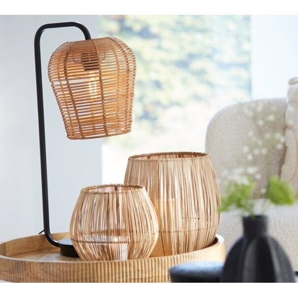 Light en Living Lampvoet 26,5x20x60 cm MARENO mat zwart
