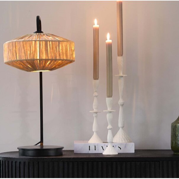 Light en Living Lampvoet 26,5x20x60 cm MARENO mat zwart