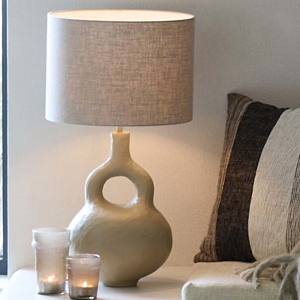 Light en Living Lampvoet 19x17x30 cm IMOLA zand