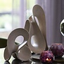 Ornament op voet 20,5x19x39 cm ZAZINA taupe