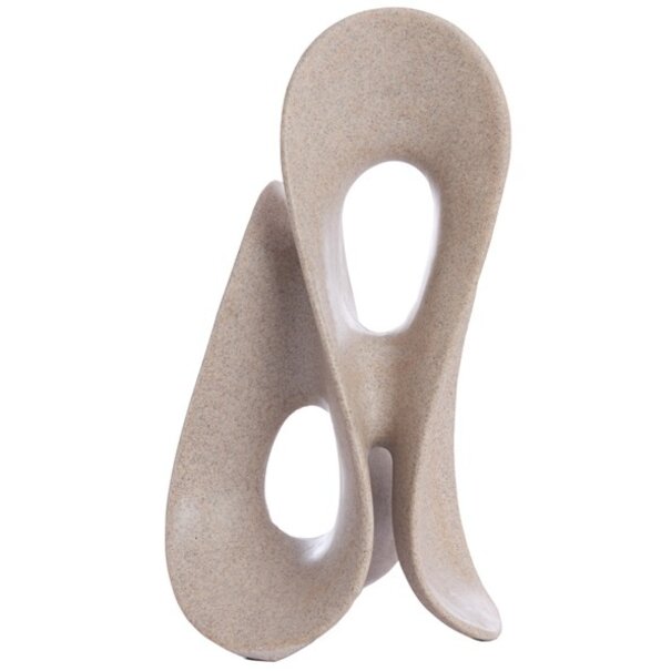Light & Living Ornament op voet 20,5x19x39 cm ZAZINA taupe