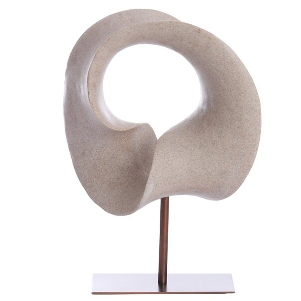 Light en Living Ornament op voet 34x18x43 cm VODICE taupe+donker brons