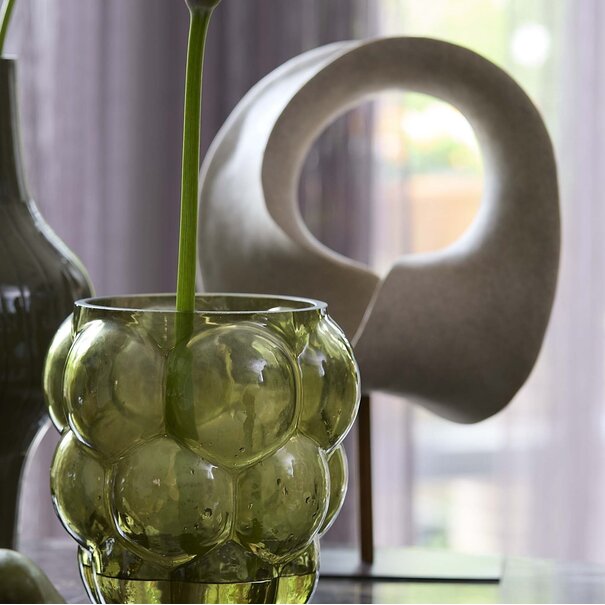 Light en Living Ornament op voet 34x18x43 cm VODICE taupe+donker brons