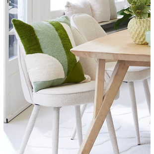Kussen 45x45 cm TOFNA groen+wit