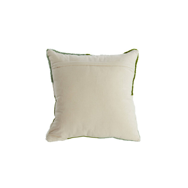 Light en Living Kussen 45x45 cm TOFNA groen+wit