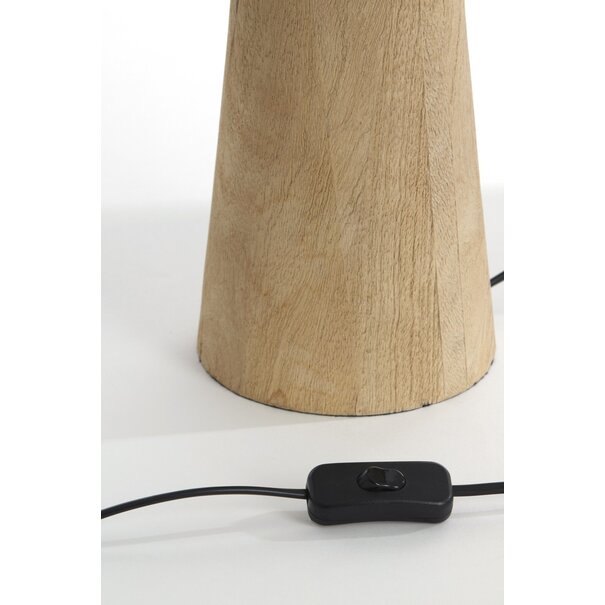 Light en Living Lampvoet Ø17x35 cm BAGLIO hout mat naturel