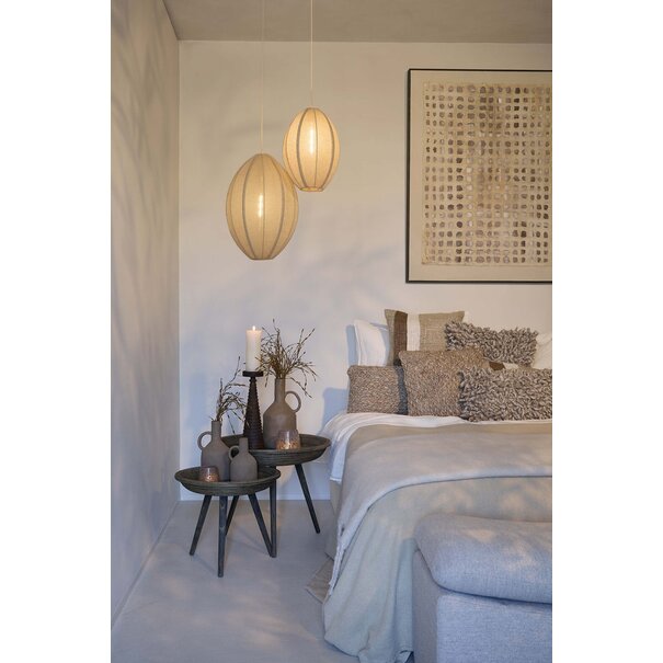 Light & Living Bijzettafel Set van 2 COLON rotan bruin