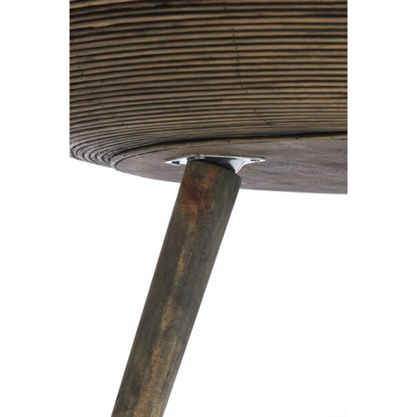 Light & Living Bijzettafel Set van 2 COLON rotan bruin