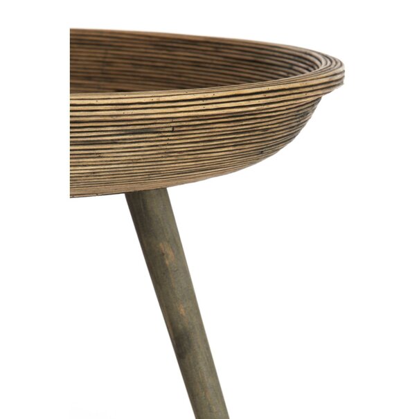 Light & Living Bijzettafel Set van 2 COLON rotan bruin