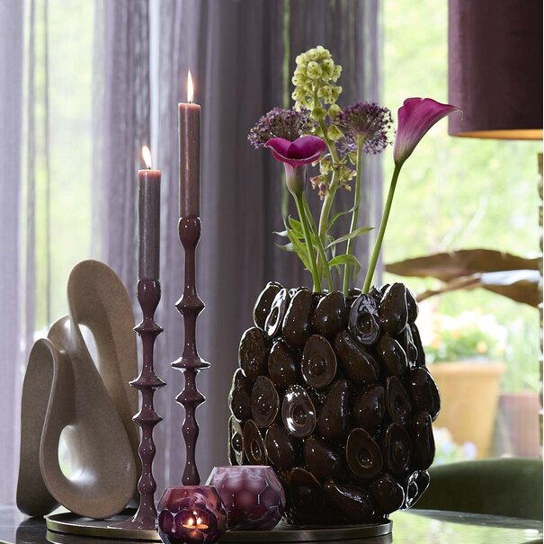 Light en Living Vaas deco Ø33x37,5 cm AVOCADO keramiek bruin+groen