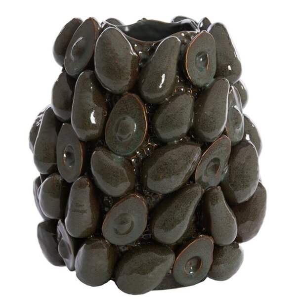 Light en Living Vaas deco Ø33x37,5 cm AVOCADO keramiek bruin+groen