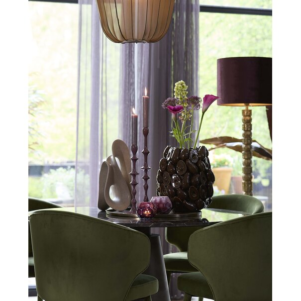 Light en Living Vaas deco Ø33x37,5 cm AVOCADO keramiek bruin+groen