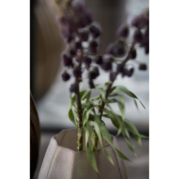 Light en Living Vaas Ø17x23,5 cm BRADLEY glas licht bruin