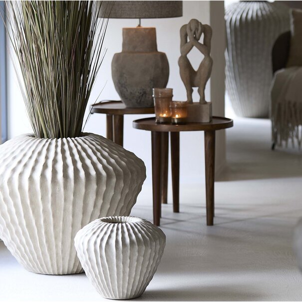 Light en Living Vaas CACTI beige - Diverse afmetingen