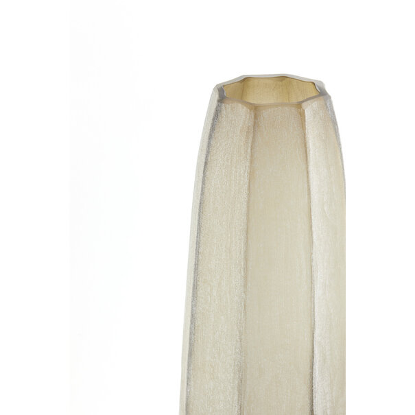 Light en Living Vaas Ø17x60 cm BRADLEY glas licht bruin