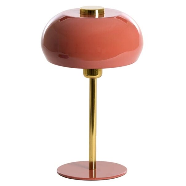 Light en Living Tafellamp Ø22x34 cm SURIN glans koraal+goud