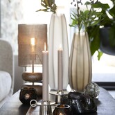 Tafellamp Ø22x50,5 cm DANIALO houtprint bruin