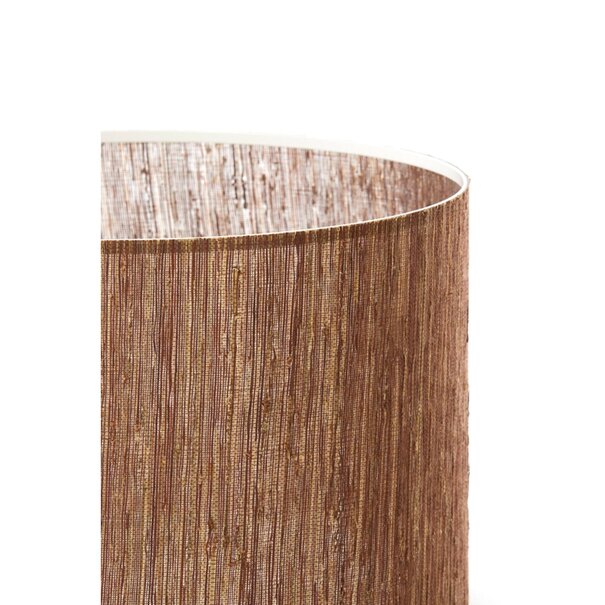 Light en Living Lampenkap cilinder 40-40-25 cm OMIS bruin