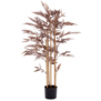 Ornament in pot 120x70x120 cm BAMBOO metallic donker brons