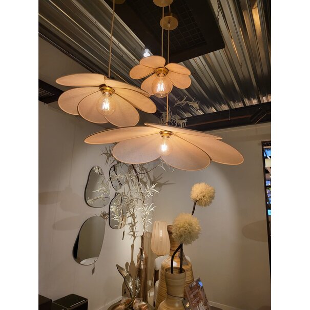 Light & Living Hanglamp Ø79x20 cm FYANO zand